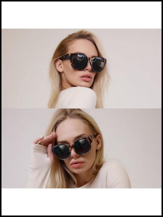 Polarized Fit Over Glasses Sunglasses UV400 Protection Cat Eye Frame Driving main image 5